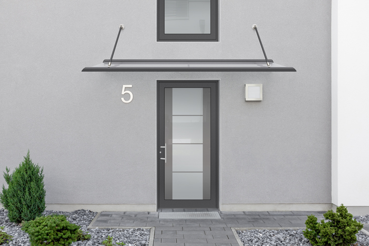 Bildrechte: KOMPOtherm® Metallbautechnik Glas-Vordächer